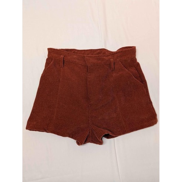 Altar'd State Pants - Altar'd State Rust Corduroy Lounge Shorts Womens Medium Cozy Boho